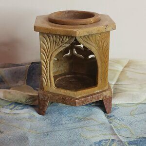 Solid Stone Wax or Oil Warmer